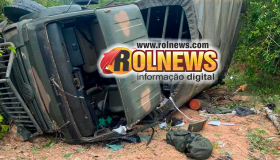 TRAGÉDIA: Militar do Exército morre após caminhão cair em ribanceira na...