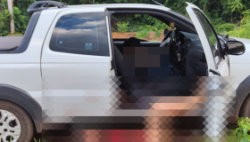 Triplo homicídio: dois homens e uma mulher são mortos a tiros, em...