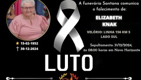 Nota de falecimento: Elizabeth Knak