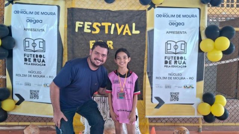 Foto 1 da matéria: Águas de Rolim de Moura realiza a 1ª edição do Festival do Futebol de Rua