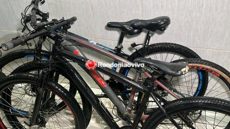 Após furtar duas bicicletas, ladrão volta ao local para pegar a dele e acaba preso, em Porto Velho