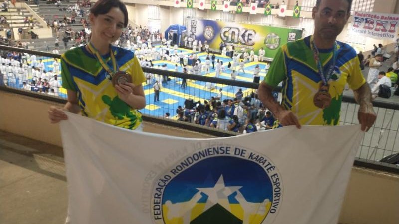 Foto 5 da matéria: Atletas de Rolim de Moura se destacam no Campeonato Brasileiro de Karatê em Natal/RN