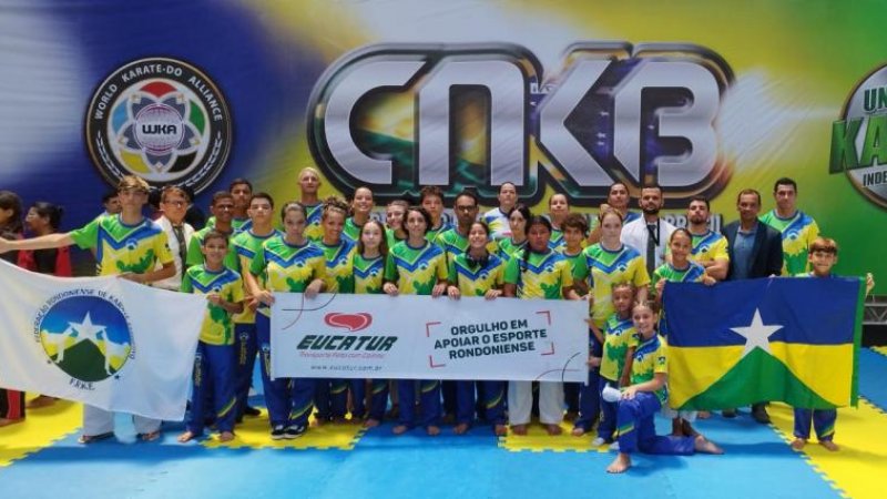 Foto 10 da matéria: Atletas de Rolim de Moura se destacam no Campeonato Brasileiro de Karatê em Natal/RN