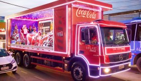 Caravanas de Natal da Coca-Cola se apresentam em três cidades de Rondônia