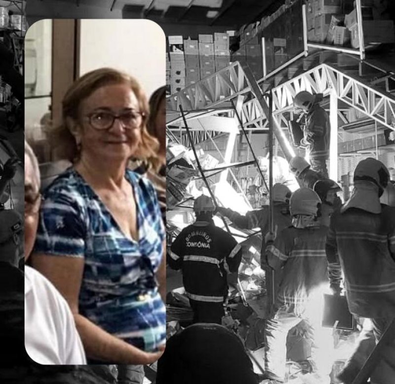 Cliente que perdeu a vida em desabamento de pavimento de loja em Cacoal é identificada