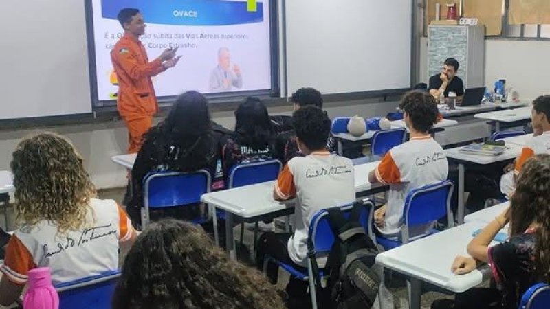 Foto 1 da matéria: Corpo de Bombeiros de Rolim de Moura realiza operação Alerta Vermelho com ações de prevenção e segurança