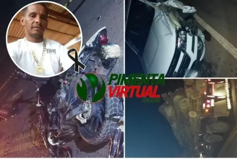 Motociclista que perdeu a vida na RO-387 em acidente com caminhonete e caminhão é identificado