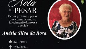 Nota de Falecimento: Anésia Silva da Rosa (91 anos)