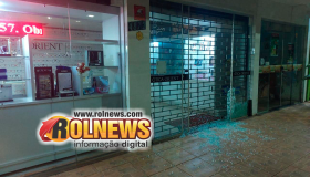 Relojoaria no Centro de Rolim de Moura sofre tentativa de furto
