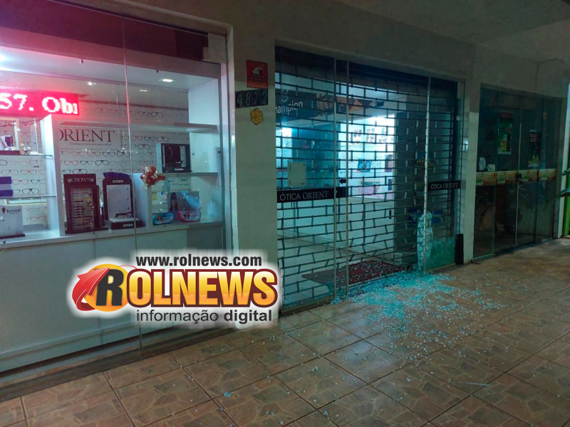 Relojoaria no Centro de Rolim de Moura sofre tentativa de furto