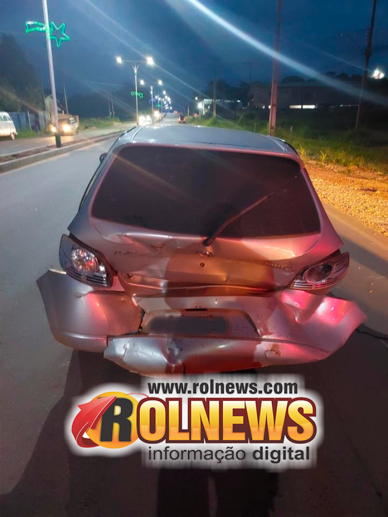 Santa Luzia D'Oeste - Colisão entre dois carros é registrado na RO-383
