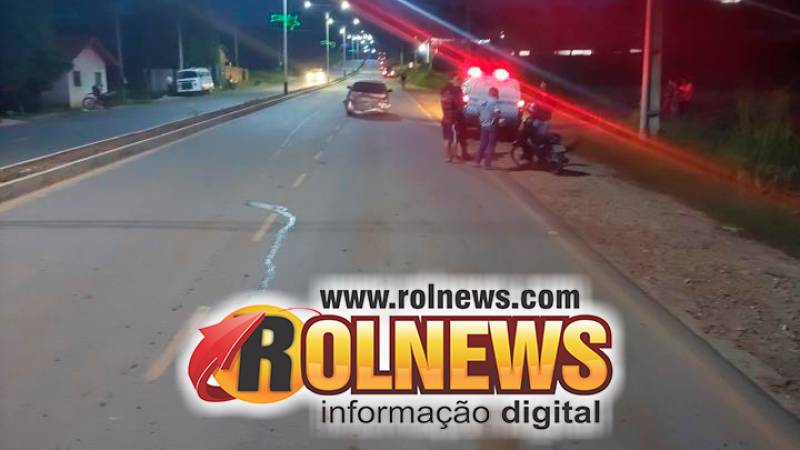 Foto 3 da matéria: Santa Luzia D'Oeste - Colisão entre dois carros é registrado na RO-383