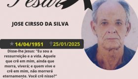 Nota de pesar: José Cirsso da Silva