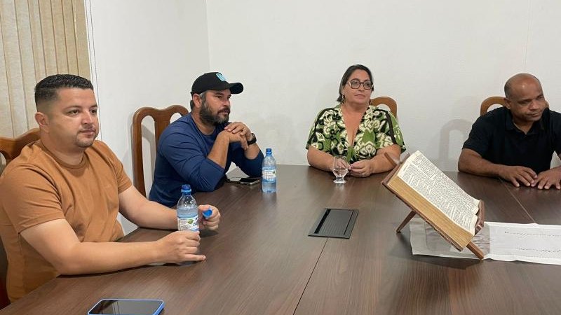 Foto 6 da matéria: Vereadores participam de reunião com a diretoria do Rolim de Moura Esporte Clube