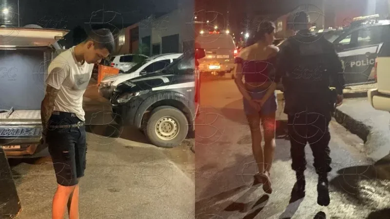VÍDEO: BPTAR prende faccionado autor de ataques e sogra que tentavam fugir para Rolim de Moura
