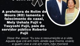 Nota de Pesar da Prefeitura de Rolim de Moura pela morte dos pais do servidor...
