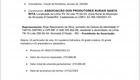 COMUNICADO DE RECEBIMENTO DE RECURSO E PUBLICAÇÃO