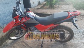 Motocicleta é roubada em Primavera de Rondônia