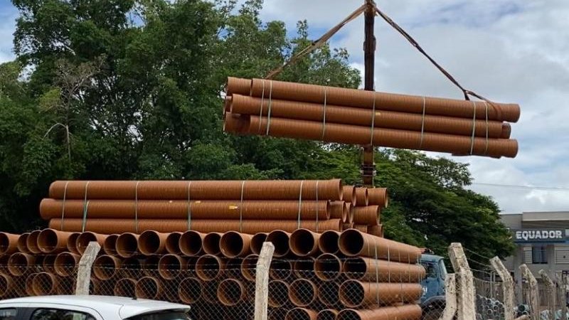 Foto 4 da matéria: Gestão de Aldo Júlio avança com saneamento básico em Rolim de Moura