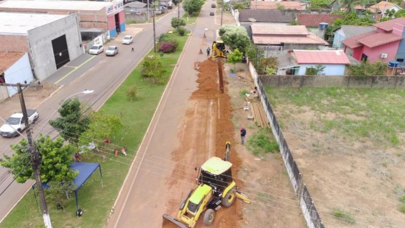 Foto 2 da matéria: Gestão de Aldo Júlio avança com saneamento básico em Rolim de Moura