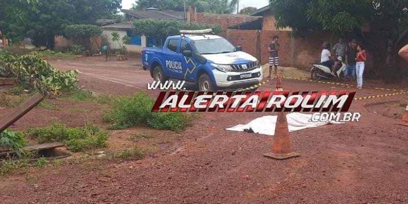 Homem é assassinado a facadas no bairro Bom Jardim, em Rolim de Moura