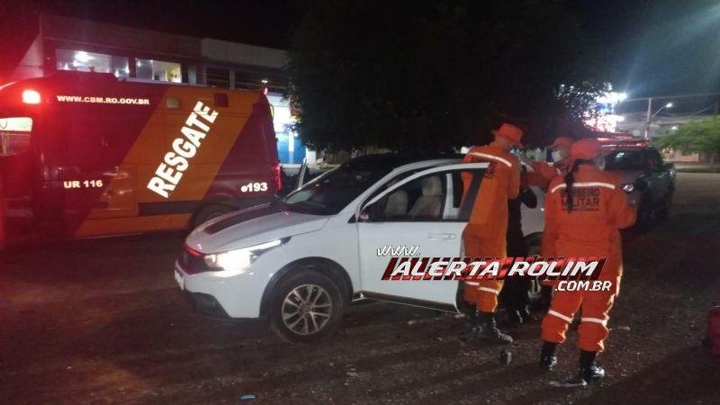 Foto 2 da matéria: Homem é atingido por tijolada na cabeça desferida por andarilho no Centro de Rolim de Moura