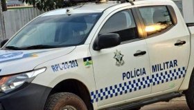 Homem é preso em cumprimento de mandado judicial na Linha Rei Davi, em...