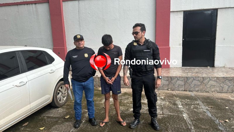 Homicídios prende 'Índio' acusado de matar homem a pedradas
