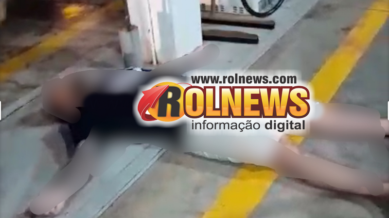 Foto 1 da matéria: Piloto de Motocross Xandy Mello é executado por advogado a tiros em posto de combustíveis em Ariquemes