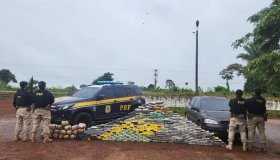 PRF apreende mais de 300 kg de drogas em Guajará-Mirim/RO