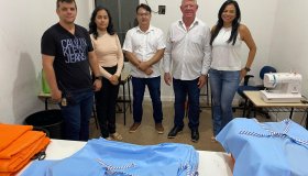 Reeducandos realizam confecção de roupas hospitalares e reforma de...