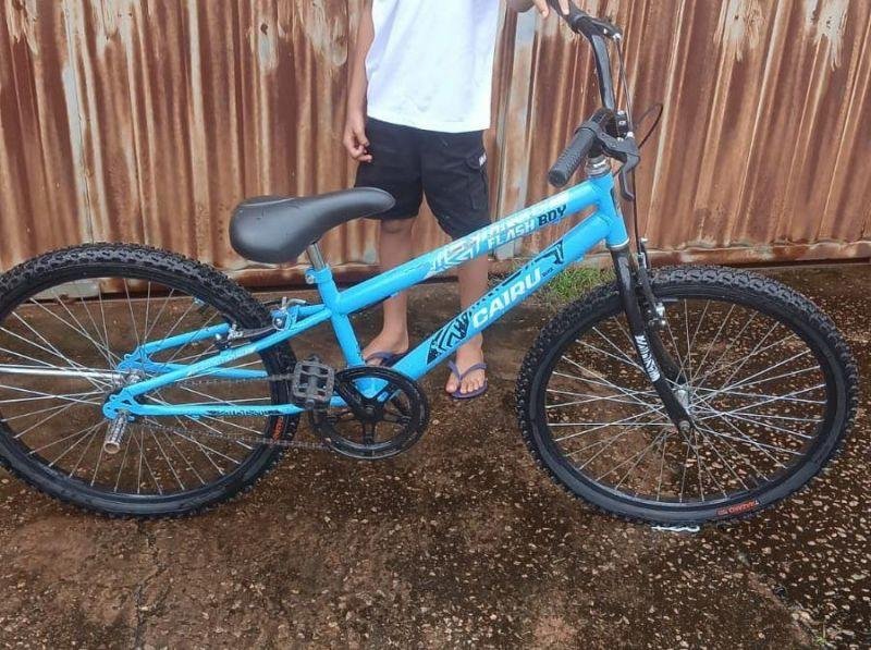 Bicicleta que criança ganhou no último natal solidário é furtada em Rolim de Moura