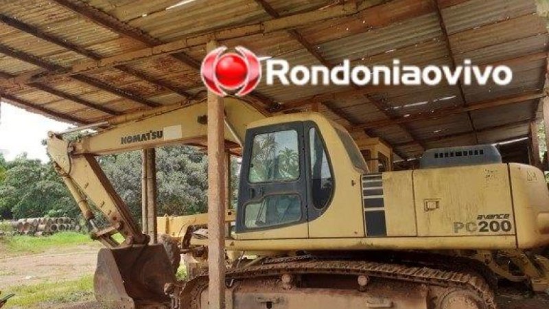 Foto 4 da matéria: Diversos tratores e equipamentos são furtados de empresa; Casal é suspeito