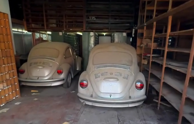 Fusca 1996 Itamar foi mantido fechado por mais de 30 anos • Reprodução