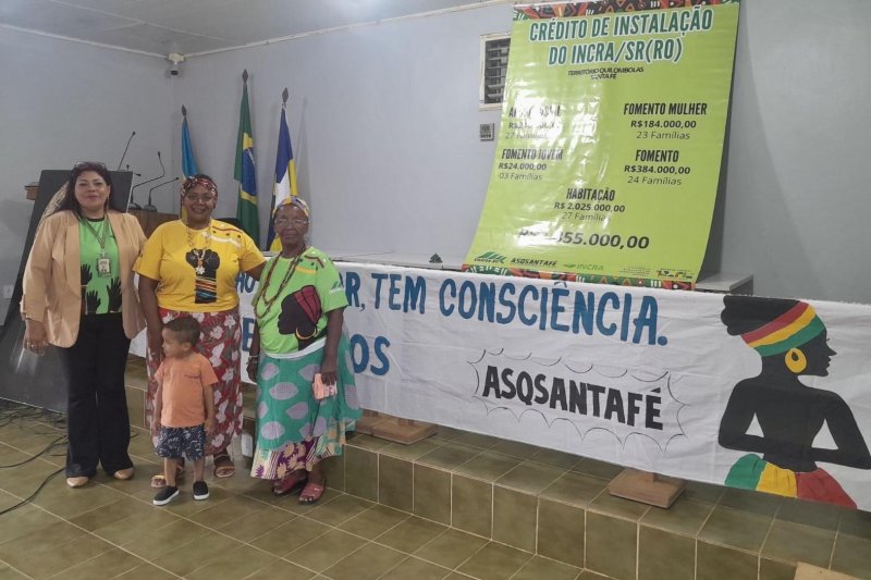 Incra libera R$ 160 mil em créditos para mulheres quilombolas de Rondônia