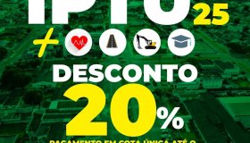 IPTU com 20% de desconto vence nesta segunda-feira, 31, em Rolim de Moura
