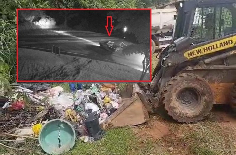 Polícia Civil de Ouro Preto (RO) investiga suspeito de despejar lixo e entulho em área de reserva na BR-364