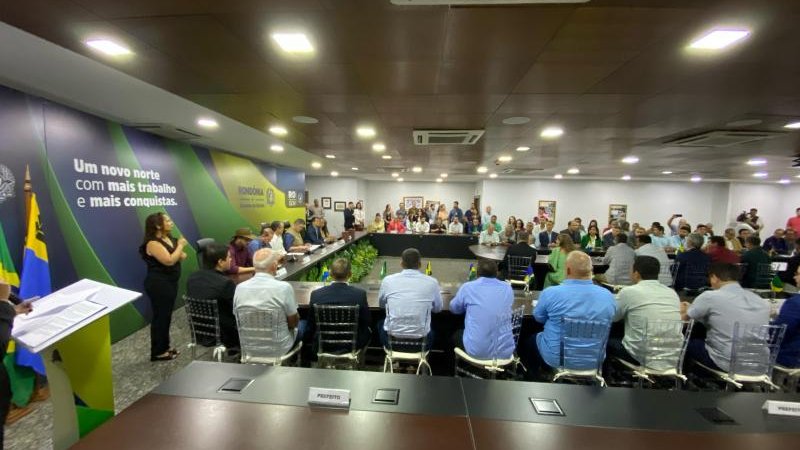 Foto 2 da matéria: Prefeito Aldo Júlio participa do lançamento da VII Edição do Concurso Nacional de Qualidade do Cacau, em Porto Velho