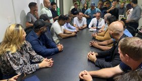 Prefeito Aldo Júlio recebe vice-governador Sérgio Gonçalves em Rolim de Moura