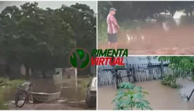 Primeiros pontos de enchente são registrados em Pimenta Bueno nesta...