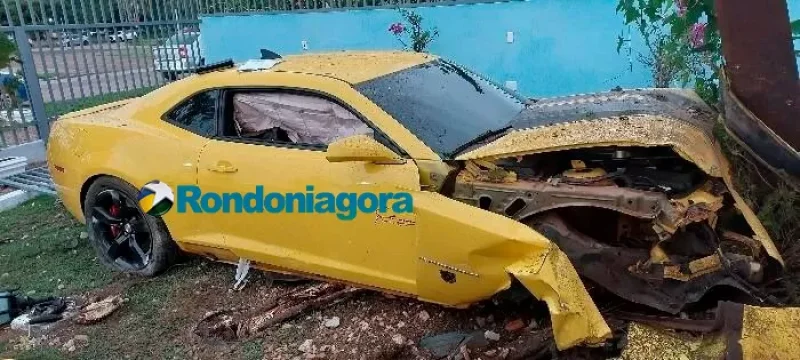 Camaro invade capela da Base Aérea em Porto Velho; suspeita é de racha