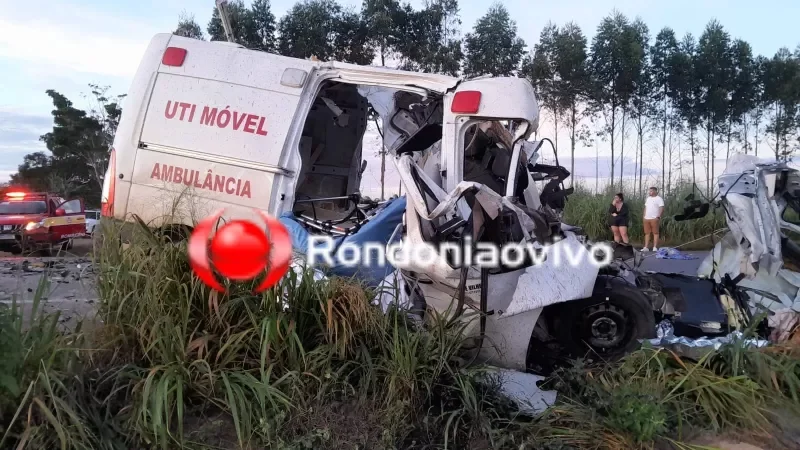 Foto 7 da matéria: Colisão ocorreu na madrugada desta sexta-feira (18), próximo a Itapuã do Oeste, em Rondônia