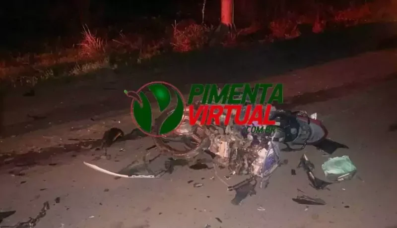 Gravemente ferida em acidente na RO-010, motociclista de 29 anos é transferida para hospital em Cacoal