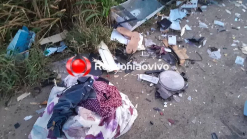 Foto 6 da matéria: Grávida e sua mãe, vítimas de acidente fatal na BR-364, eram moradoras de Alta Floresta do Oeste