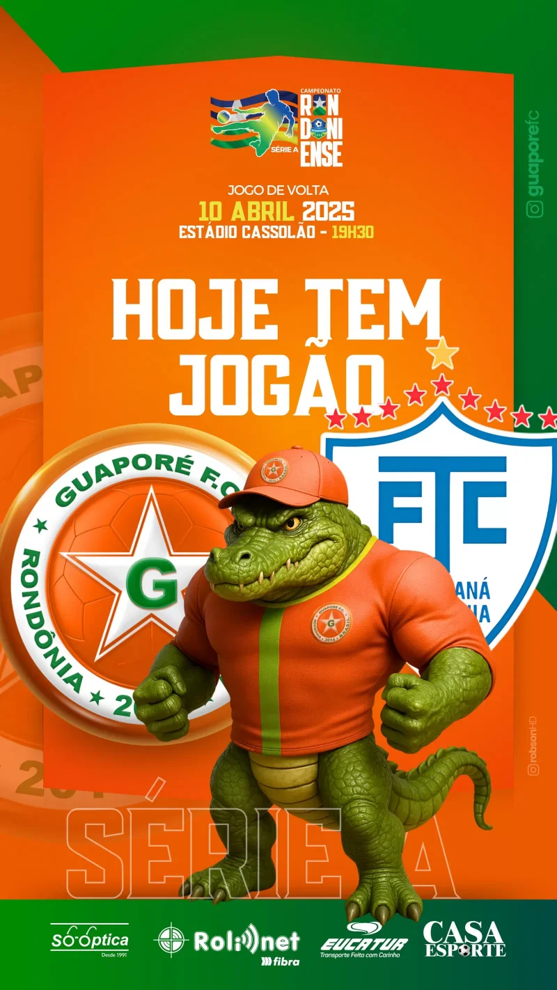 Guaporé enfrenta Ji-Paraná na semifinal do Rondoniense 2025 nesta quinta-feira no Cassolão
