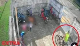 Ladrão troca bicicleta por outra igual durante furto em UPA de Vilhena