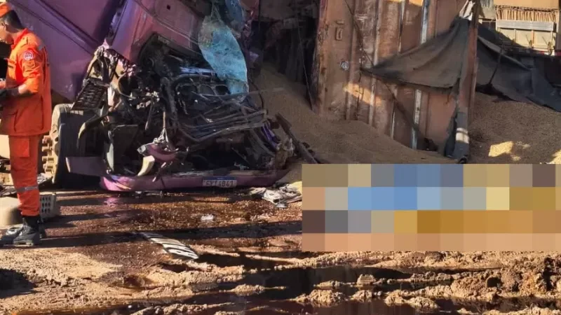 Foto 1 da matéria: Caminhoneiro que morreu em acidente envolvendo três carretas na BR 364, em Candeias do Jamari, era morador de Vilhena