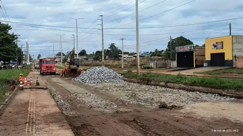 DNIT inicia restauração de trecho crítico da BR-429 em Alvorada do Oeste em Rondônia