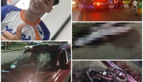Garoto de apenas 15 anos morre após ter sua bicicleta elétrica atingida por...