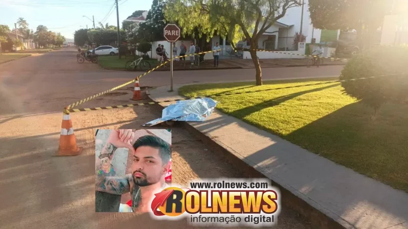 Fagner Primel, de 30 anos, foi assassinado a facadas na manhã deste sábado (17) em Cerejeiras